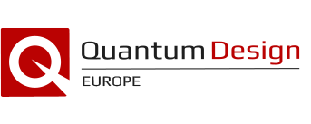 Quantum Design company logo, white letter Q on a red field